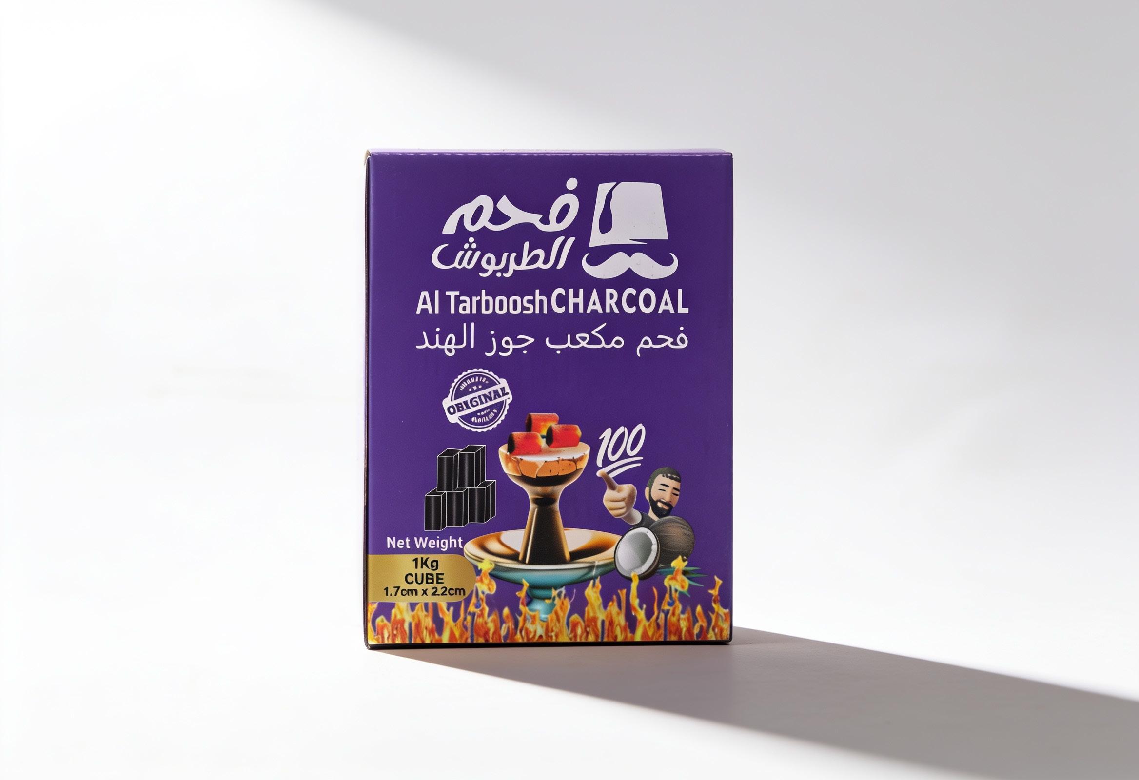 فحم الطربوش مبكت مكعب